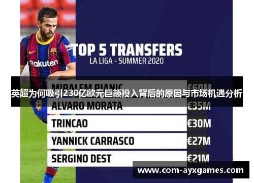 英超为何吸引230亿欧元巨额投入背后的原因与市场机遇分析 英超为何吸引230亿欧元巨额投入背后的原因与市场机遇分析